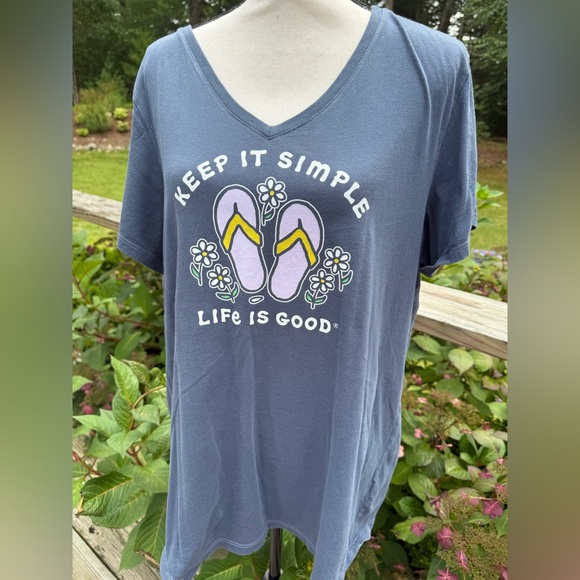 Life is Good t shirt short sleeve Size XL KEEP IT SIMPLE - Picture 1 of 4